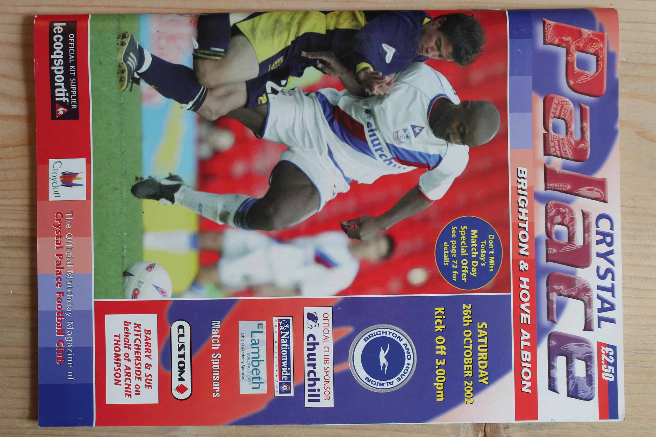 Crystal Palace FC v Brighton & Hove Albion FC